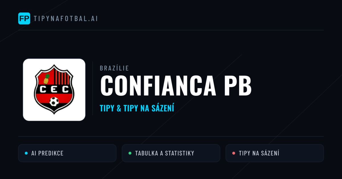 Confianca PB Tipy a statistiky