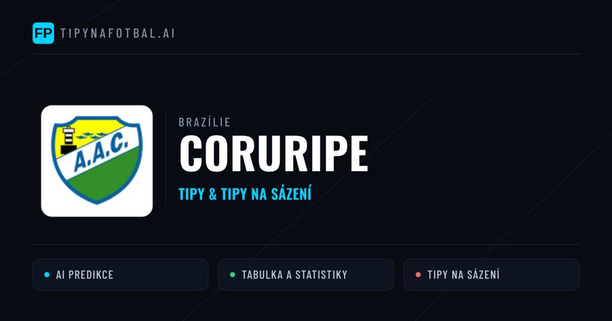 Coruripe Tipy a statistiky