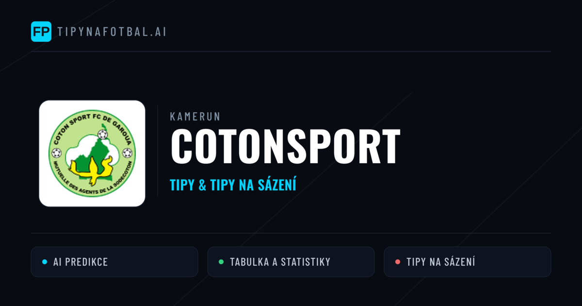 Cotonsport Tipy a statistiky
