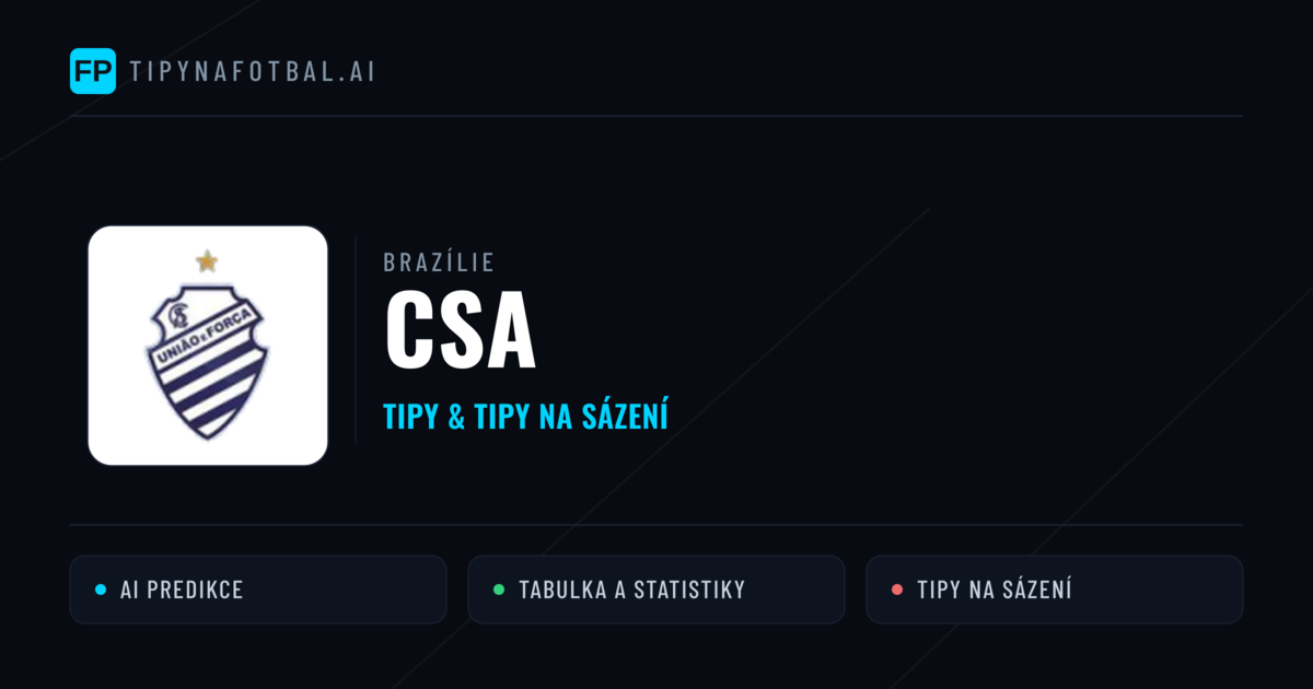 CSA Tipy a statistiky