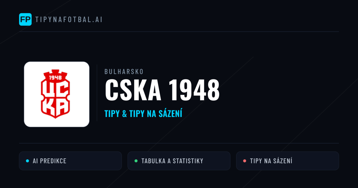 CSKA 1948 Tipy a statistiky