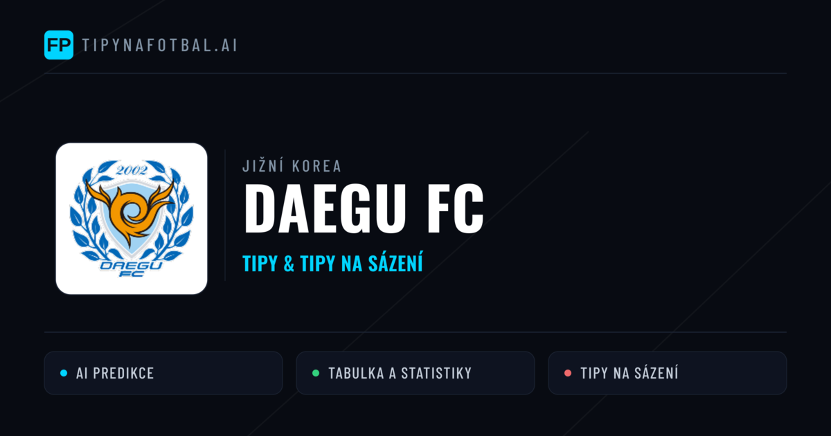 Daegu FC Tipy a statistiky