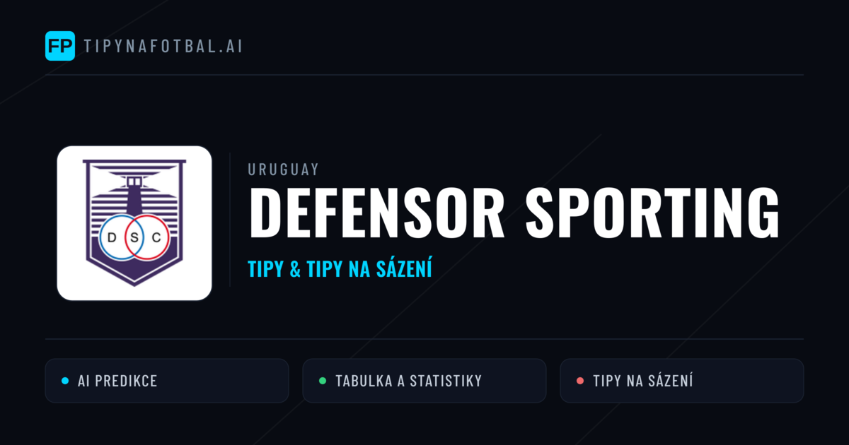 Defensor Sporting Tipy a statistiky