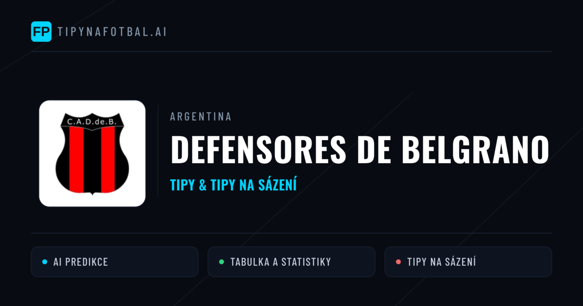 Defensores de Belgrano Tipy a statistiky
