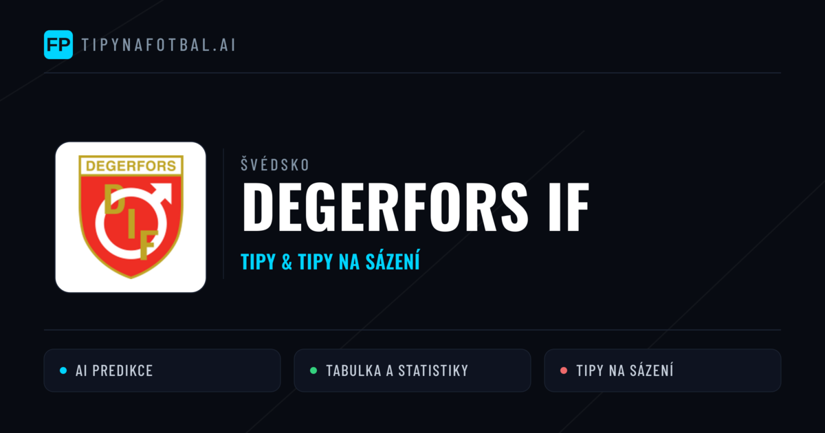 Degerfors IF Tipy a statistiky