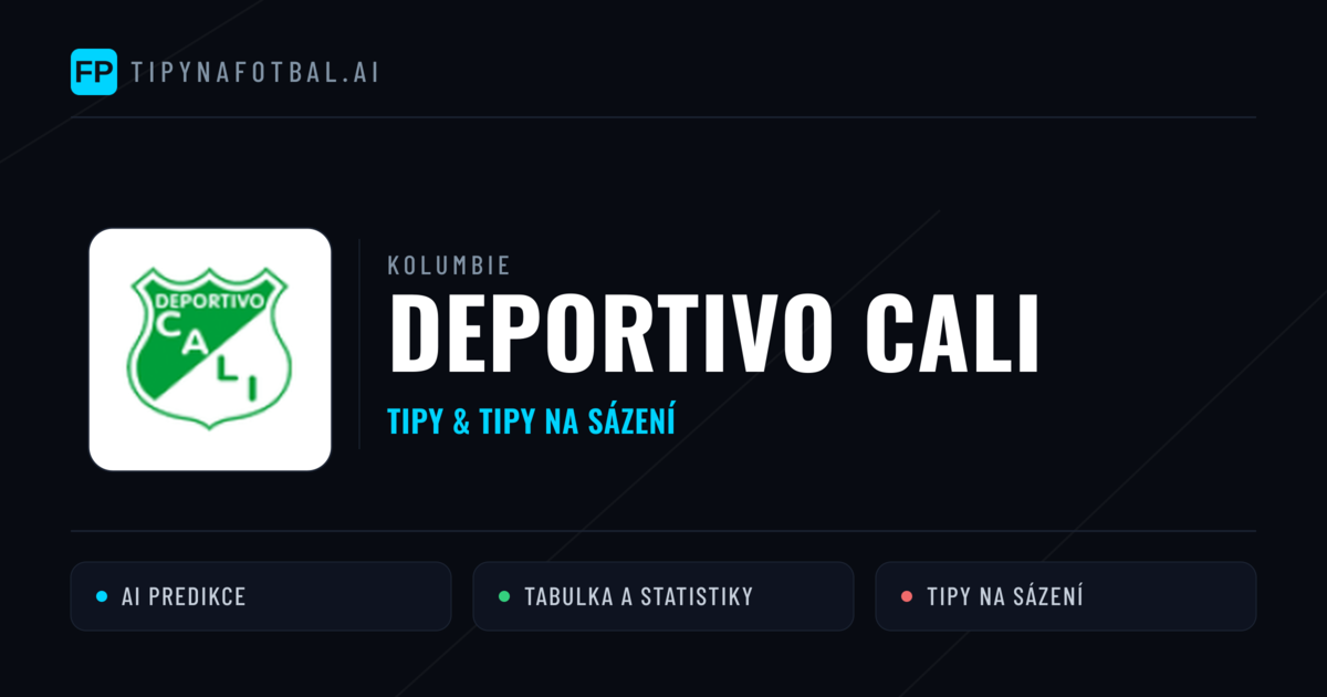 Deportivo Cali Tipy a statistiky