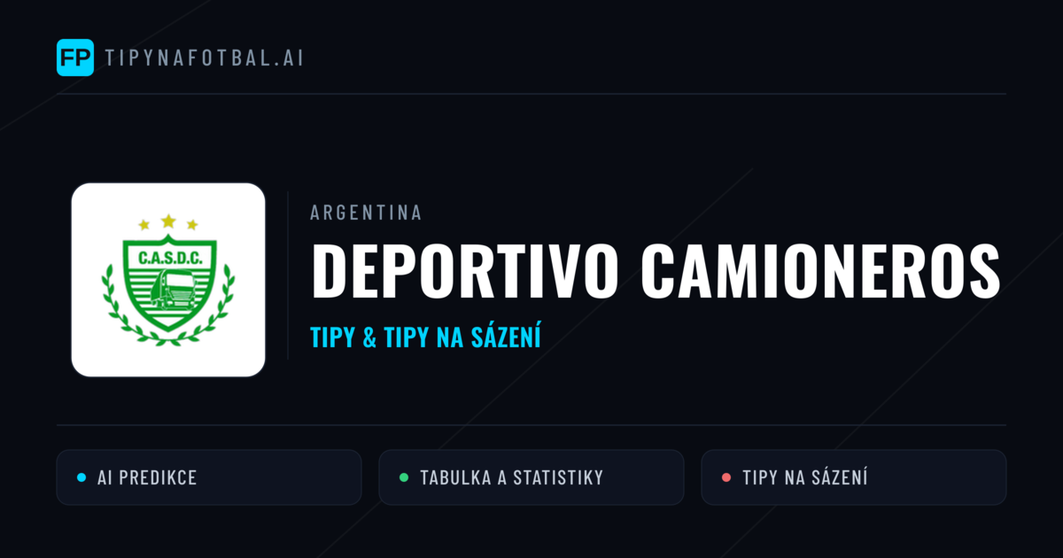 Deportivo Camioneros Tipy a statistiky