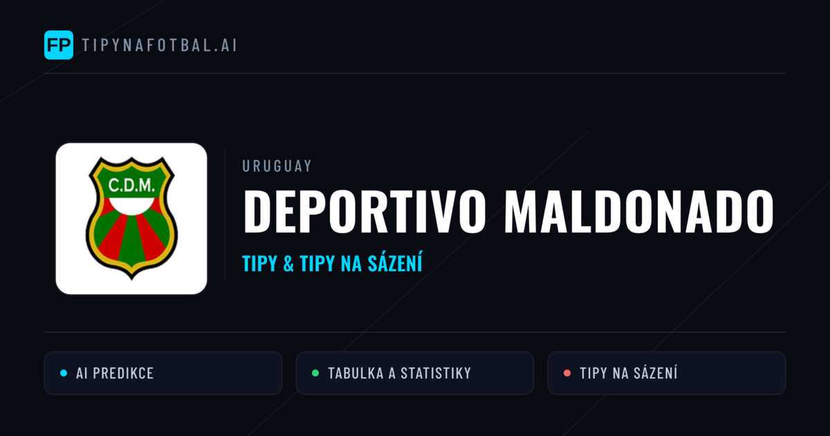Deportivo Maldonado Tipy a statistiky