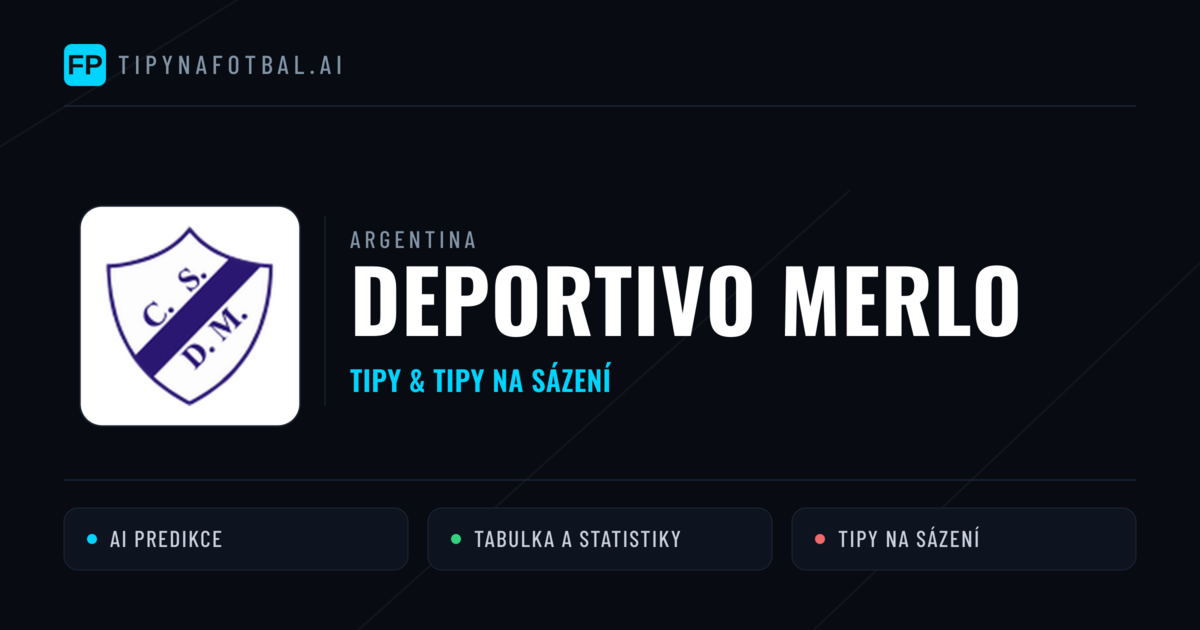 Deportivo Merlo Tipy a statistiky
