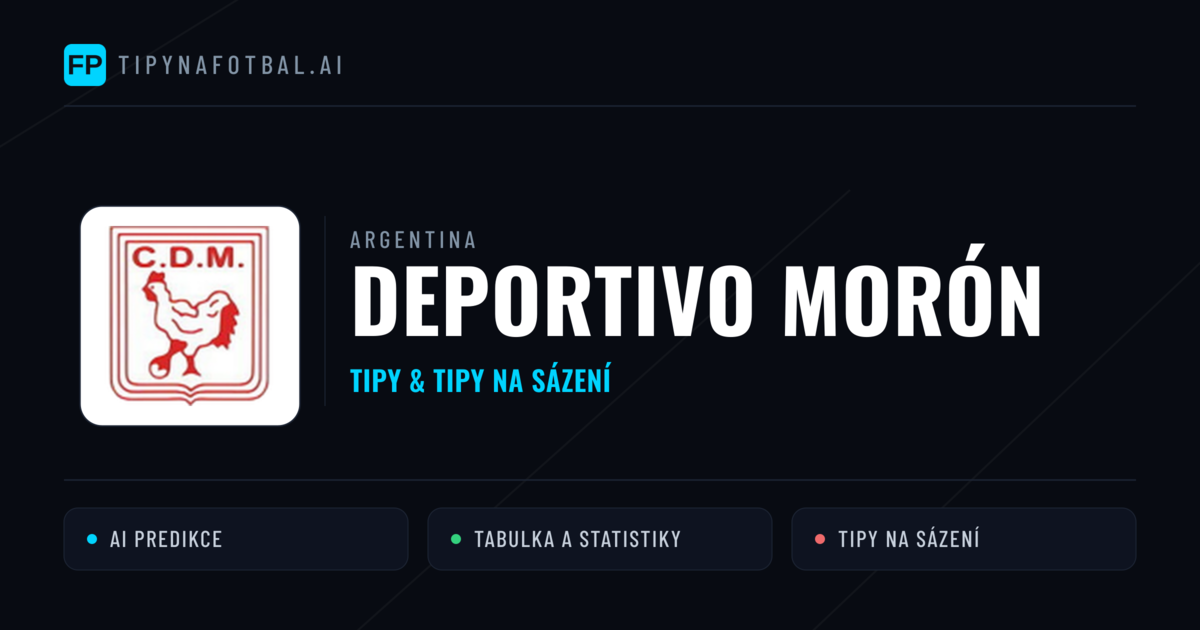 Deportivo Morón Tipy a statistiky