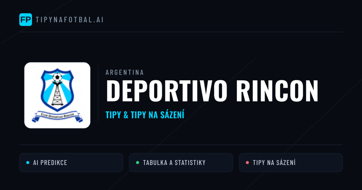 Deportivo Rincon Tipy a statistiky