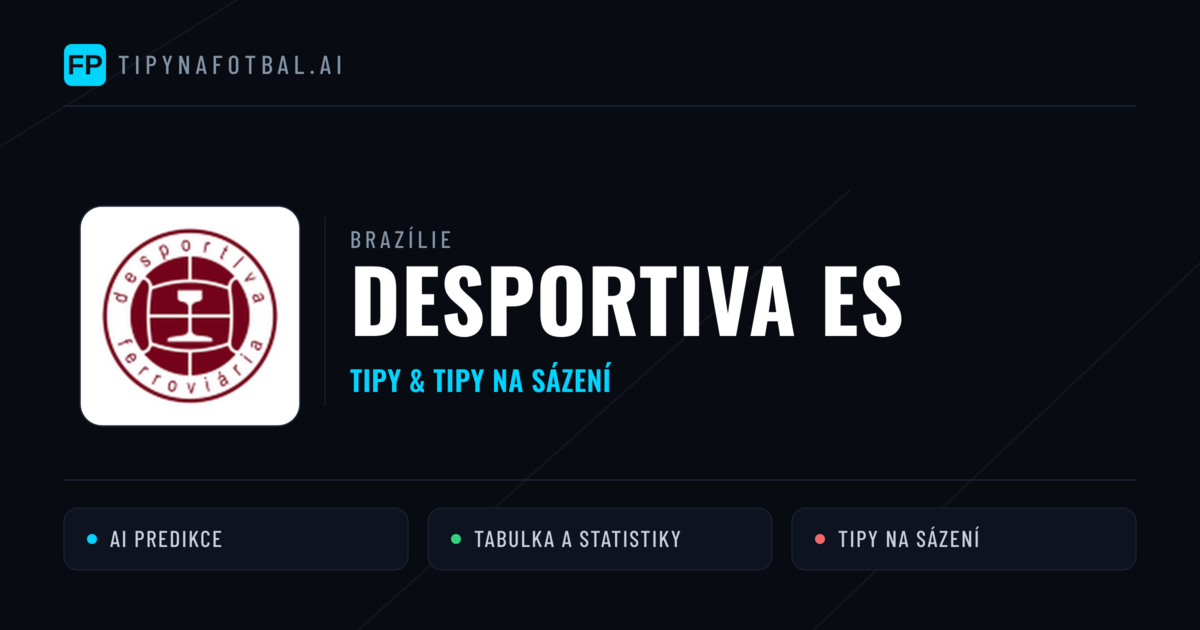 Desportiva ES Tipy a statistiky