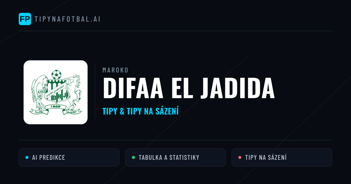 Difaa EL Jadida Tipy a statistiky