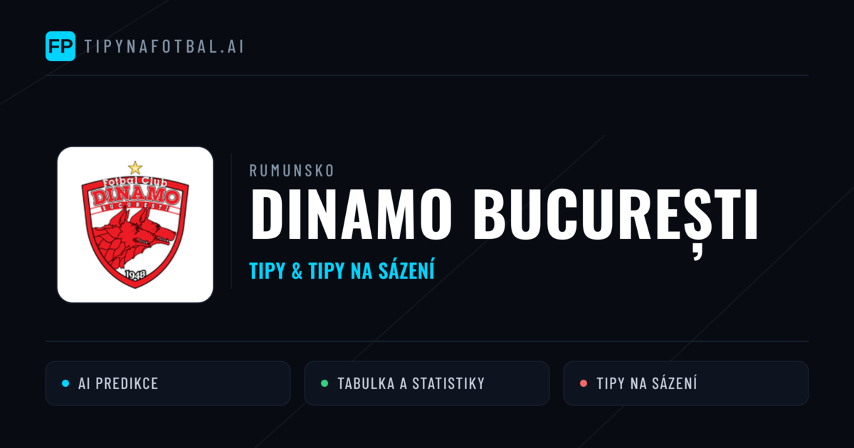 Dinamo București Tipy a statistiky