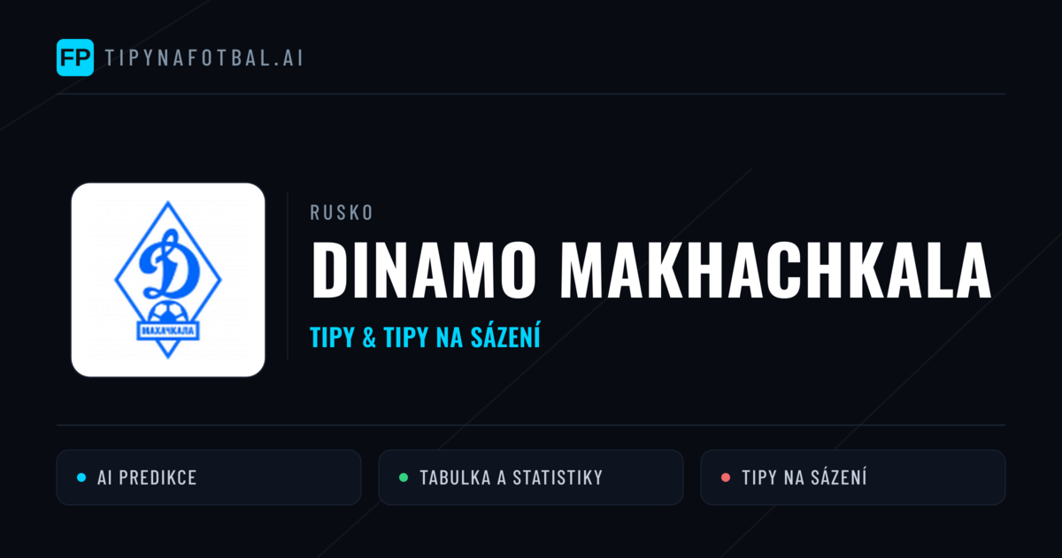 Dinamo Makhachkala Tipy a statistiky