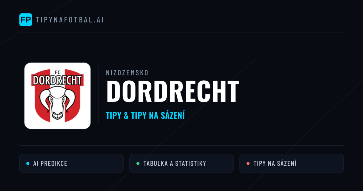Dordrecht Tipy a statistiky