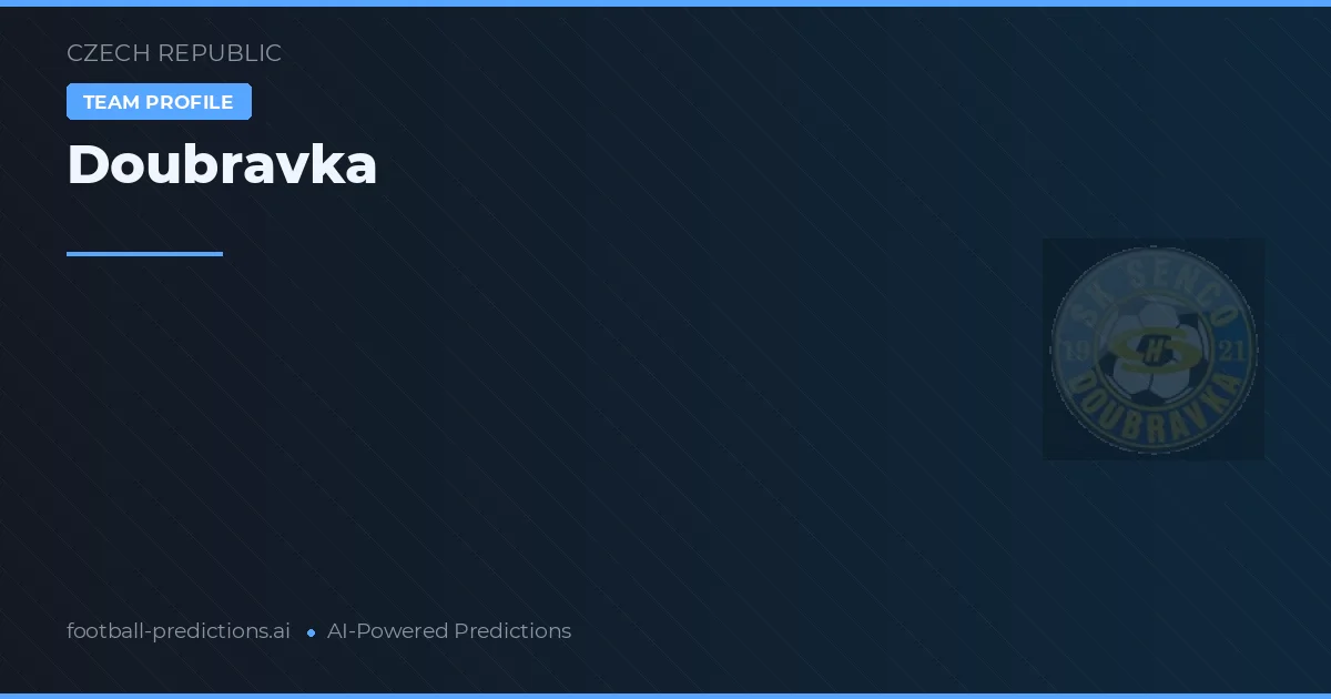Doubravka Tipy a statistiky