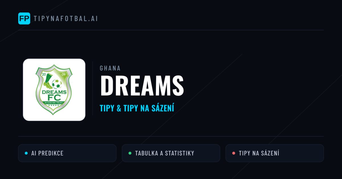 Dreams Tipy a statistiky
