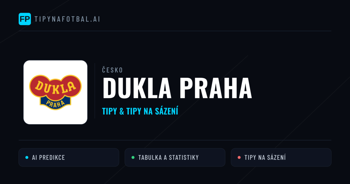 Dukla Praha Tipy a statistiky