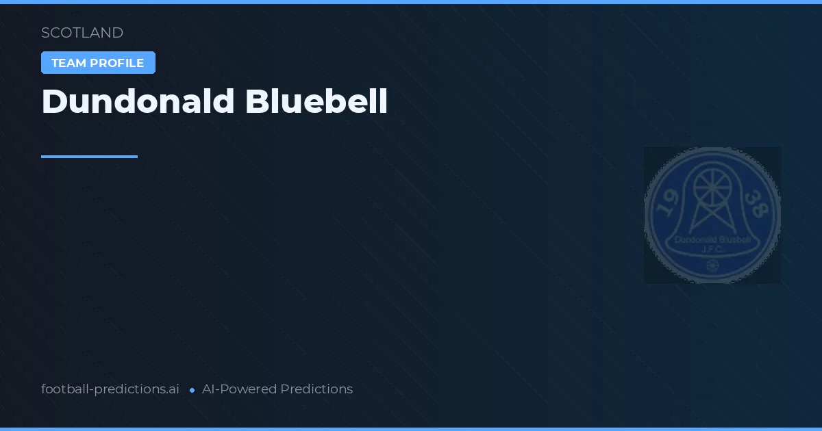 Dundonald Bluebell Tipy a statistiky