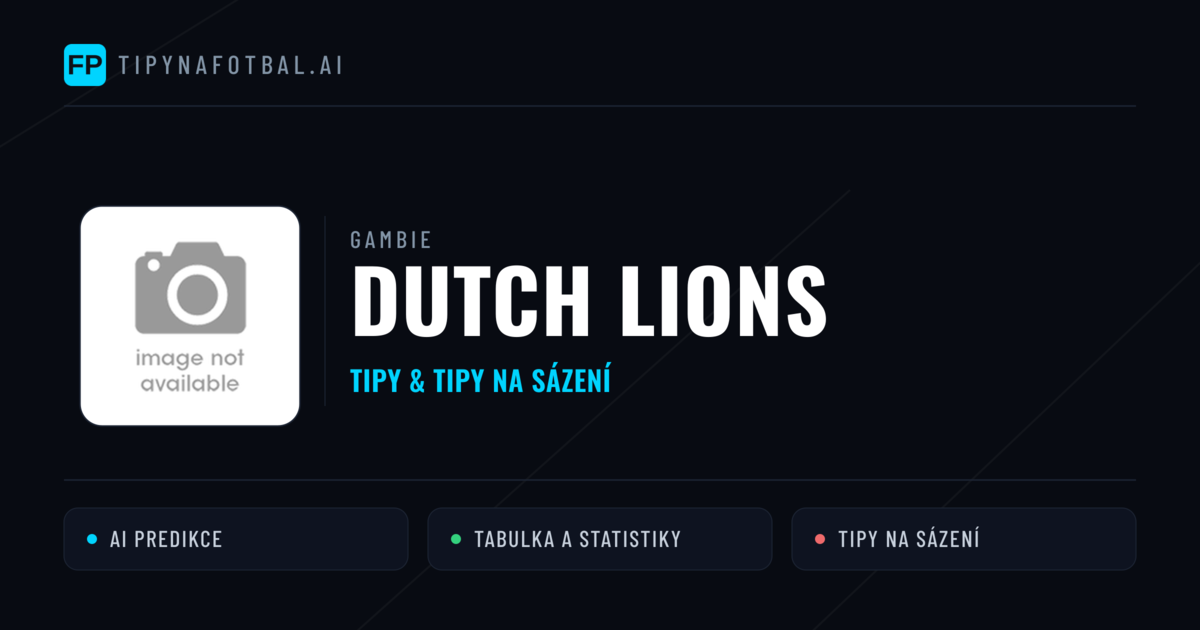 Dutch Lions Tipy a statistiky