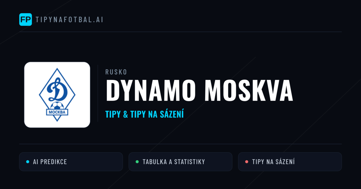 Dynamo Moskva Tipy a statistiky