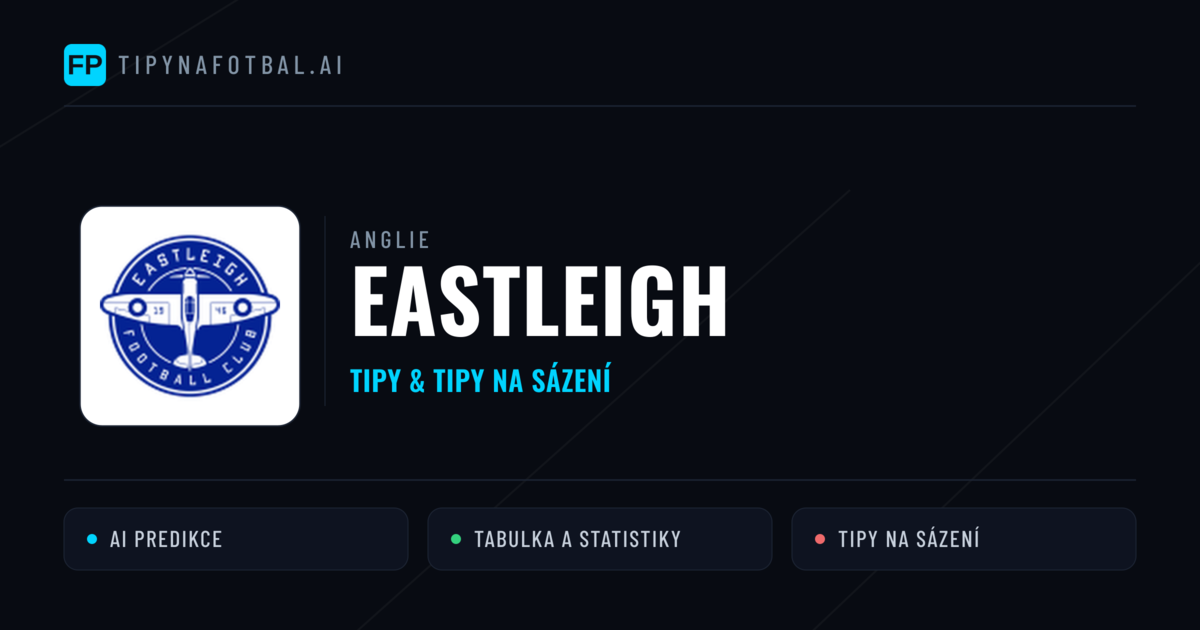 Eastleigh Tipy a statistiky