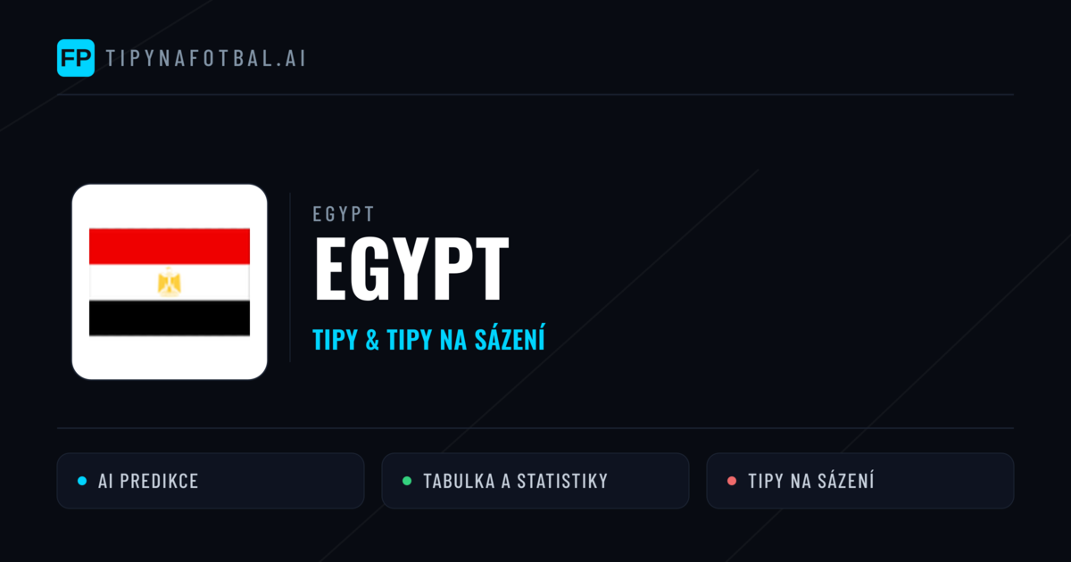 Egypt Tipy a statistiky
