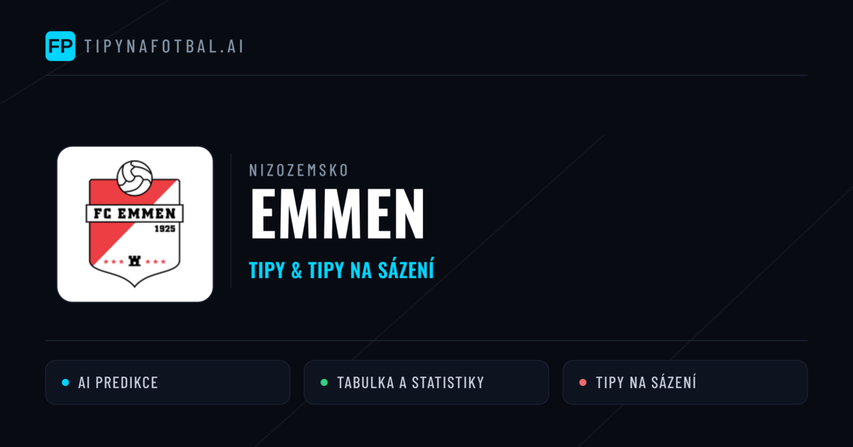 Emmen Tipy a statistiky