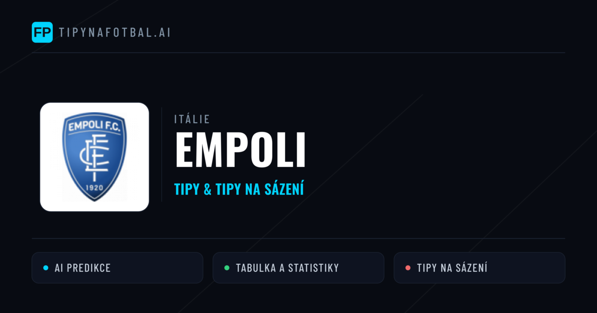 Empoli Tipy a statistiky