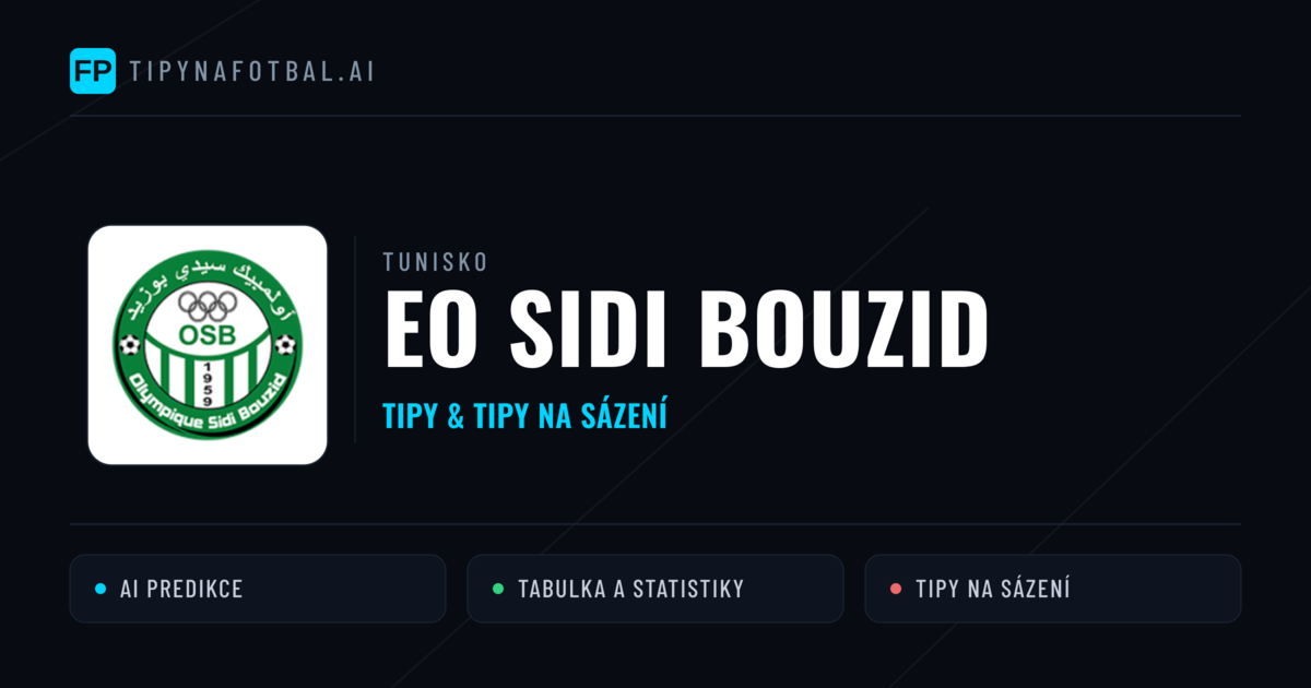 EO Sidi Bouzid Tipy a statistiky