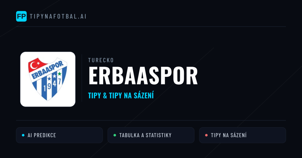 Erbaaspor Tipy a statistiky