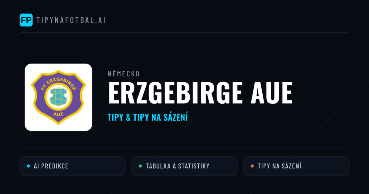 Erzgebirge Aue Tipy a statistiky