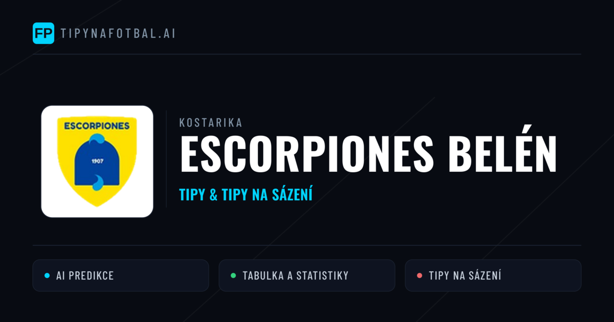 Escorpiones Belén Tipy a statistiky