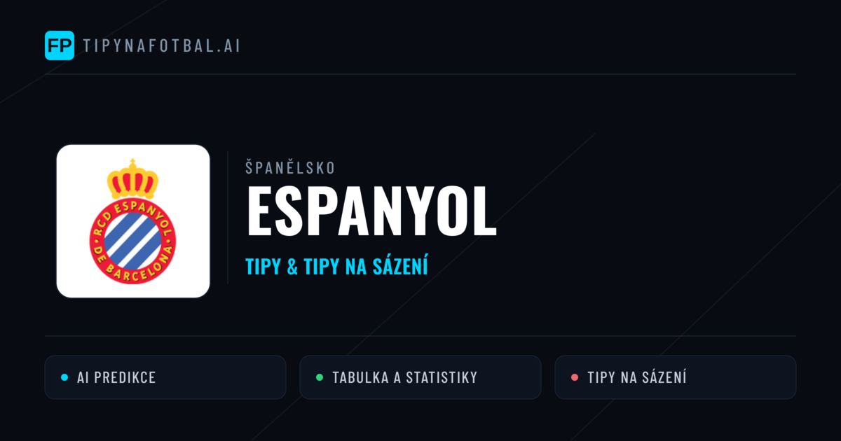 Espanyol Tipy a statistiky