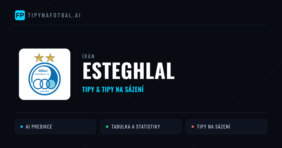 Esteghlal Tipy a statistiky