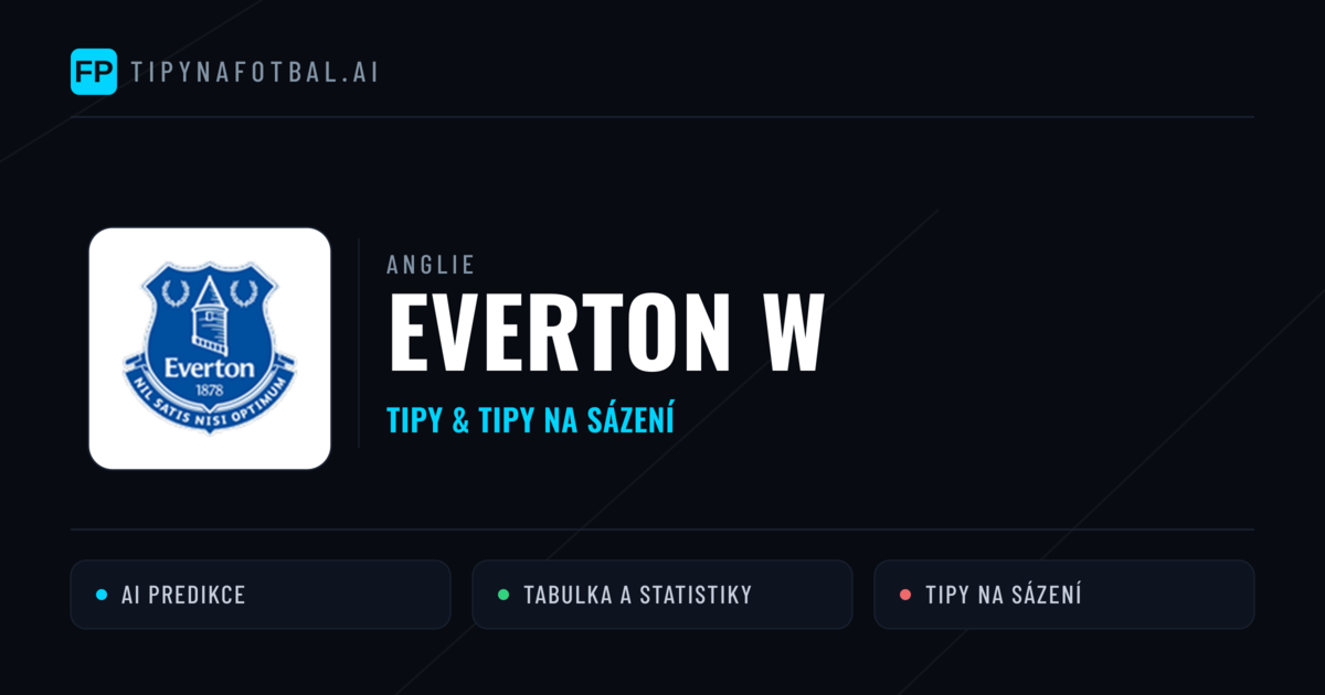Everton W Tipy a statistiky