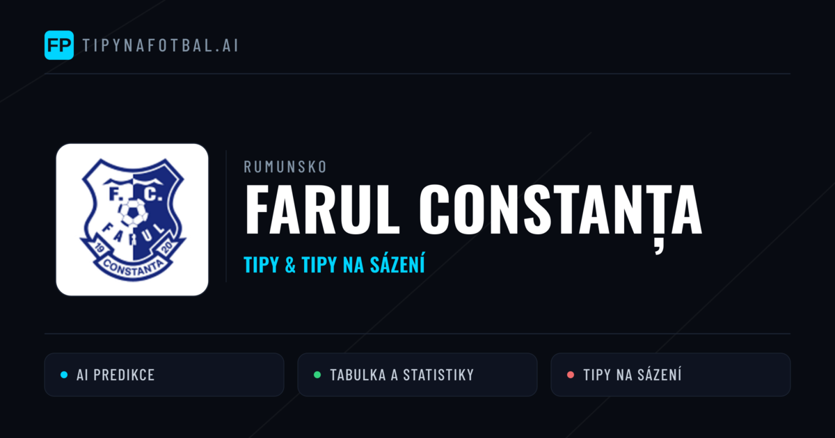 Farul Constanța Tipy a statistiky