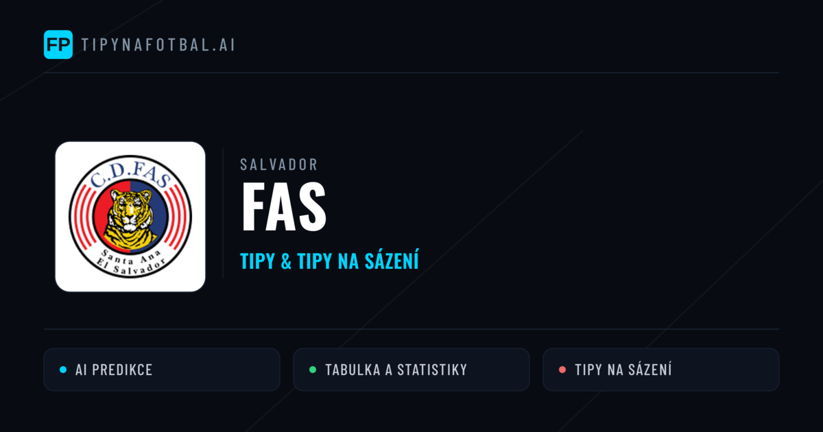 FAS Tipy a statistiky