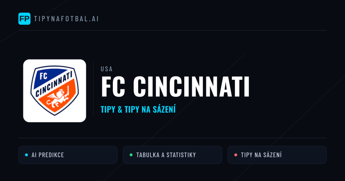 FC Cincinnati Tipy a statistiky