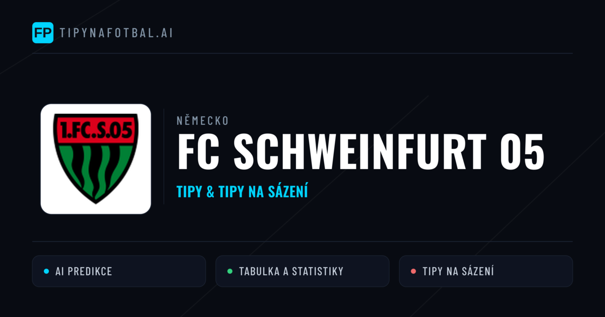 FC Schweinfurt 05 Tipy a statistiky