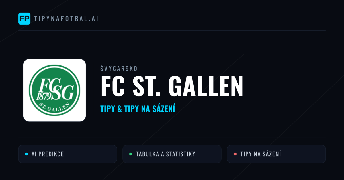 FC St. Gallen Tipy a statistiky
