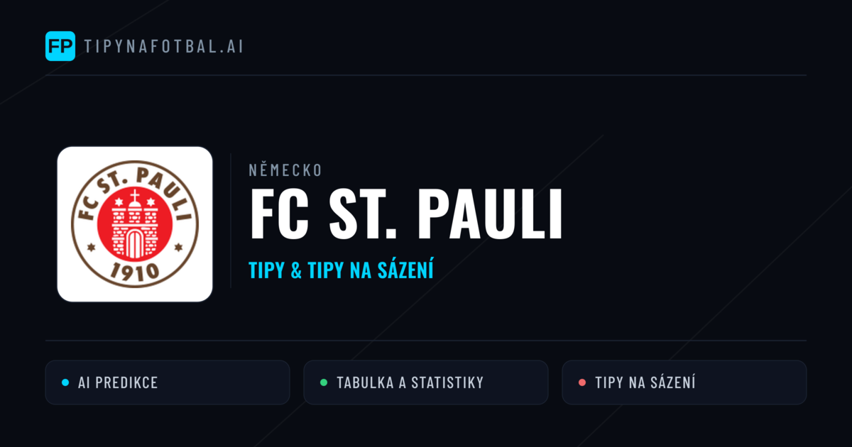 FC St. Pauli Tipy a statistiky