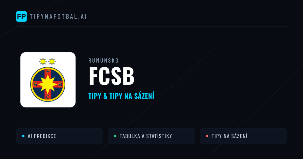 FCSB Tipy a statistiky
