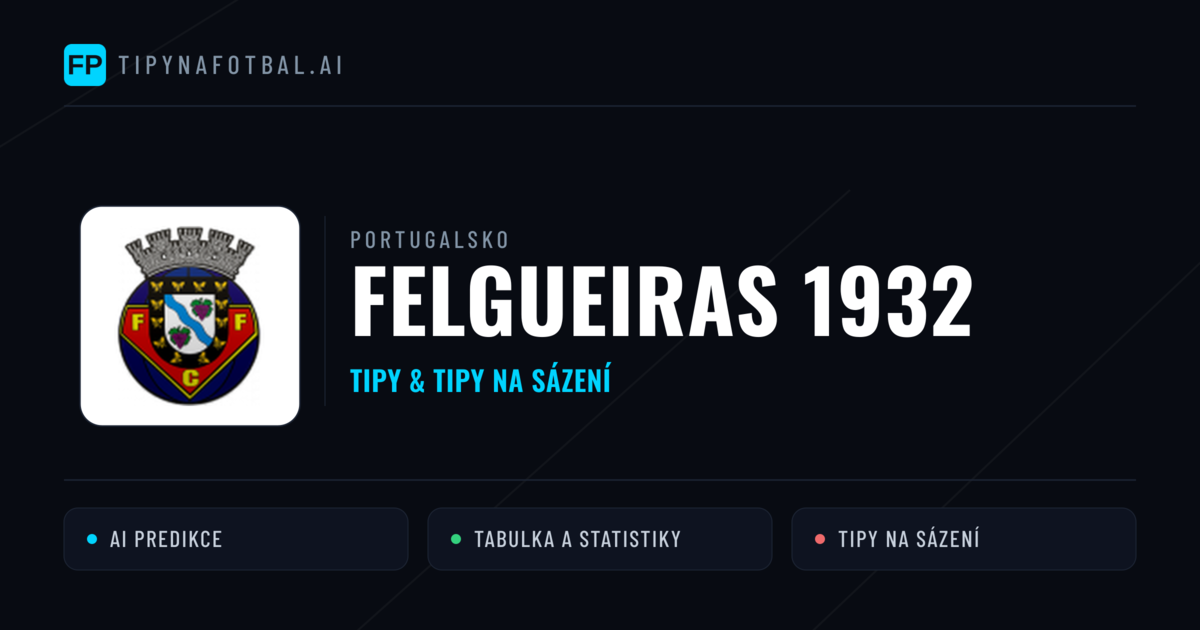Felgueiras 1932 Tipy a statistiky