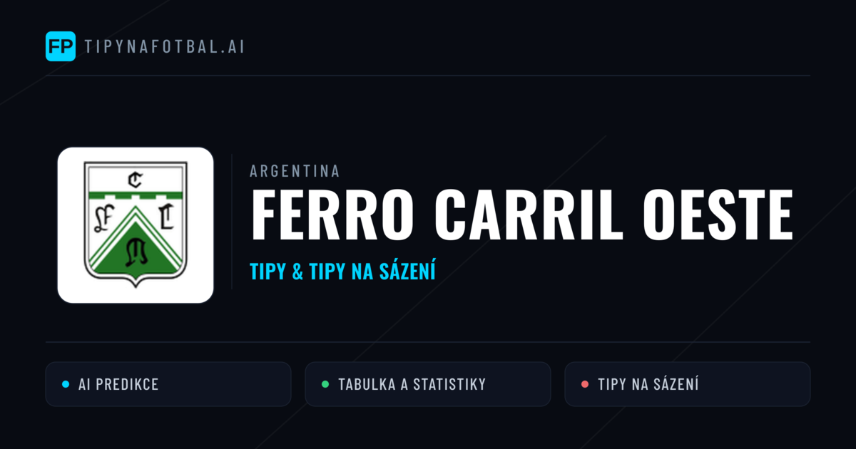 Ferro Carril Oeste Tipy a statistiky