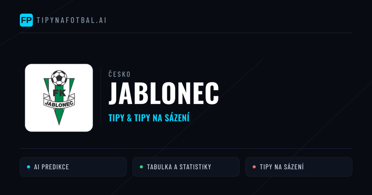 Jablonec Tipy a statistiky