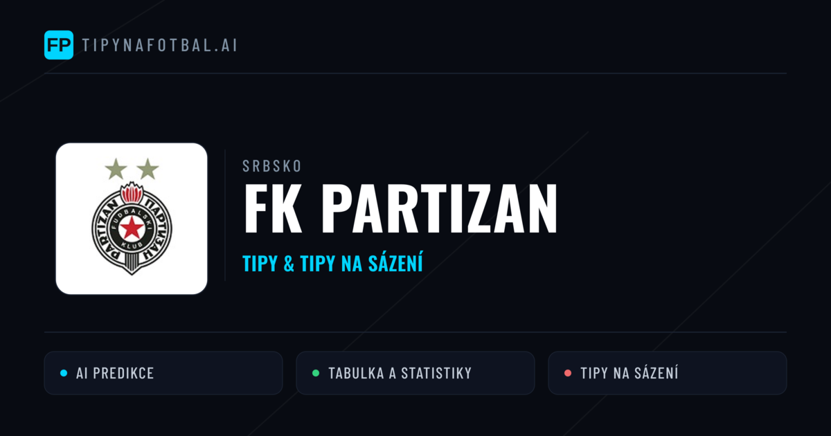 FK Partizan Tipy a statistiky