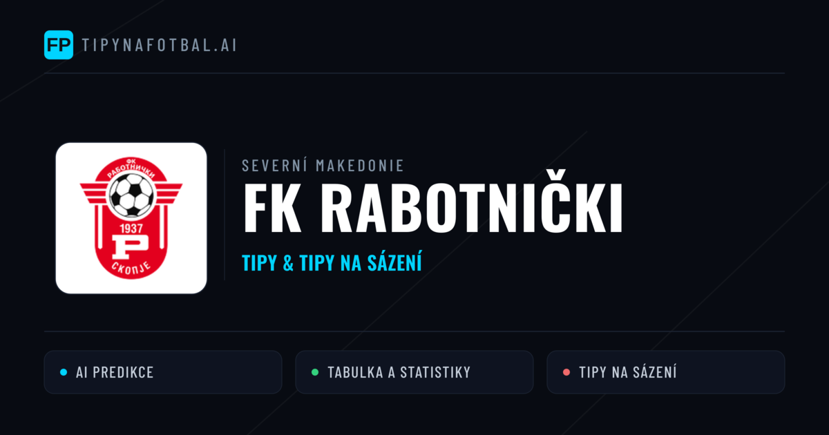FK Rabotnički Tipy a statistiky