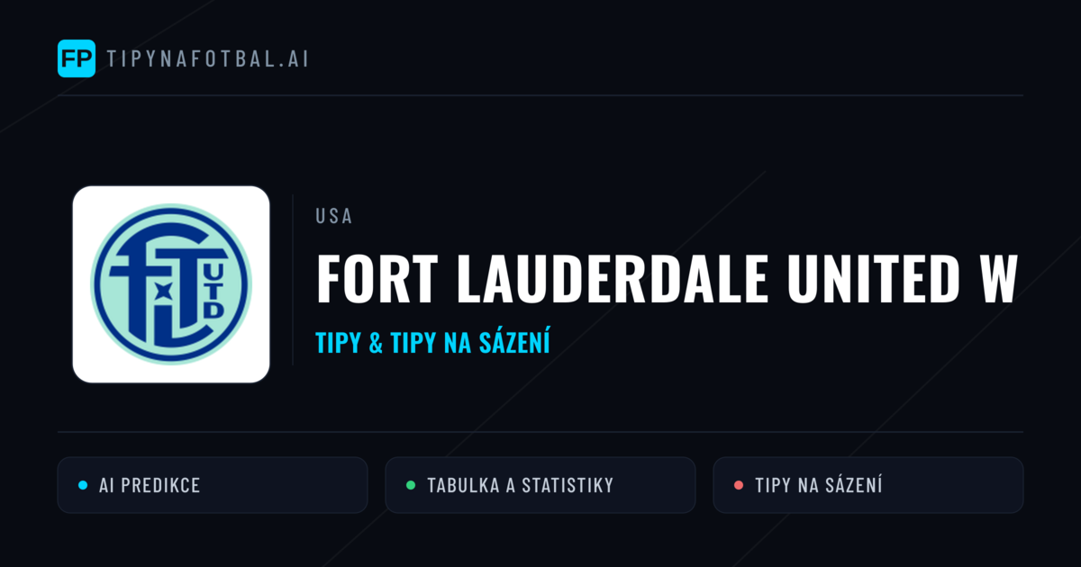 Fort Lauderdale United W Tipy a statistiky